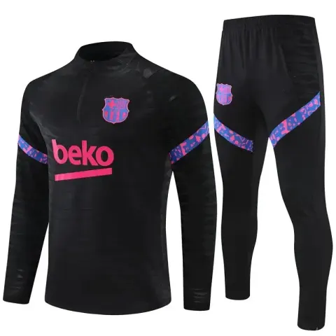 Barcelona Tracksuit option 2122 Barca Black [steel press]]