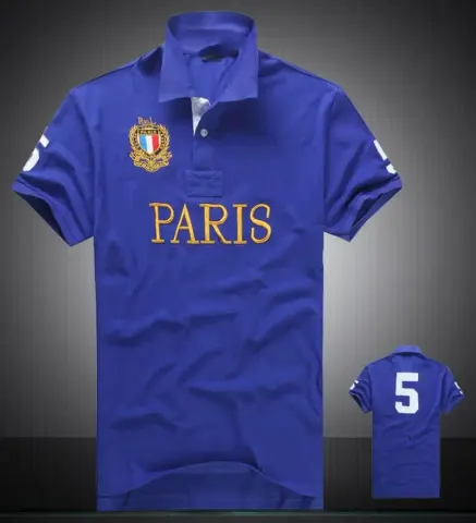 Ralph Lauren City Series Polo Shirt option Paris color blue