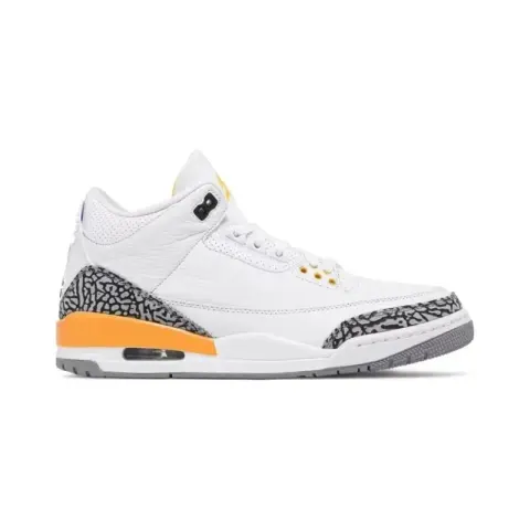 Jordan 3 Black Cat option Laser Orange