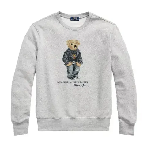 Ralph Lauren Bear Hoodie option L001 Ash