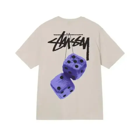 Stussy Tee option Khaki [Purple Dice]]
