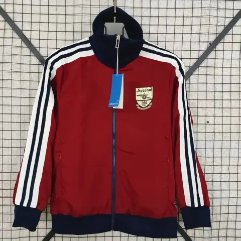Vintage Jersey Hoodie Zip option Arsenal Vintage One-sided Windbreaker