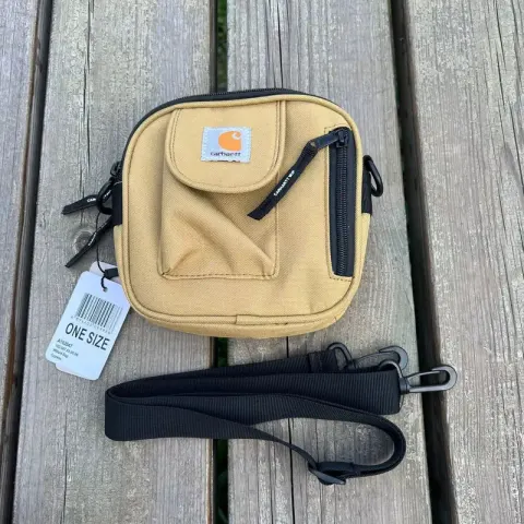 Carhartt Square Shoulder Bag option Pull Bone Square Bag Light Brown