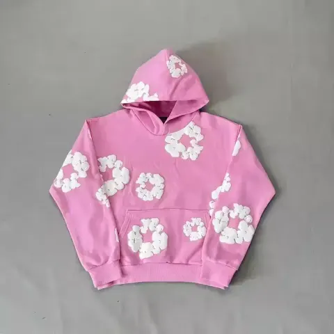 Denim Tears Hoodie ( All Colorways ) option XH01 pink/Sweat/High version