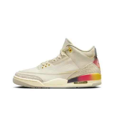 Budget Jordan 3 Shoes option Smiley Sunset FN0344-901