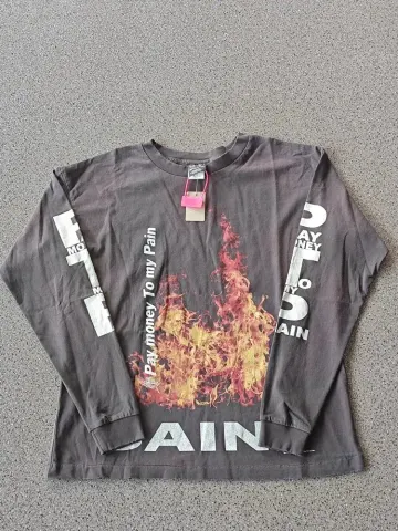 Saint Michael Longsleeve Hoodie option Flame direct injection ST623