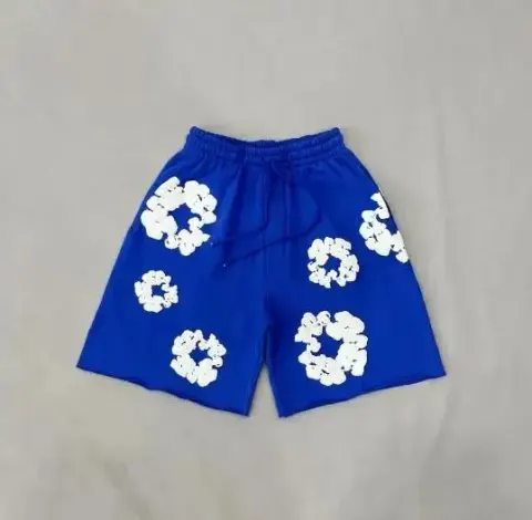 Denim Tears Hoodie ( All Colorways ) option DK060 Colorful blue/Shorts/High version