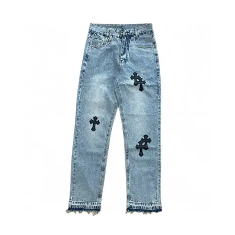 Chrome Hearts Jeans option Light Blue Black Label