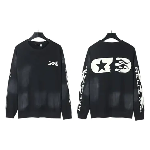 Hellstar Tee Hoodie option D1107 Wash water black