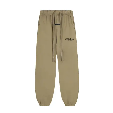 Essentials Hoodie option Trousers-Camel