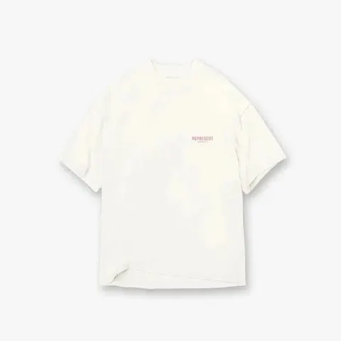 Represent Tee option White-Pink Label
