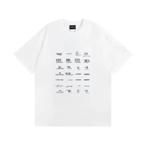 Balenciaga Archives Logo T-Shirt option white