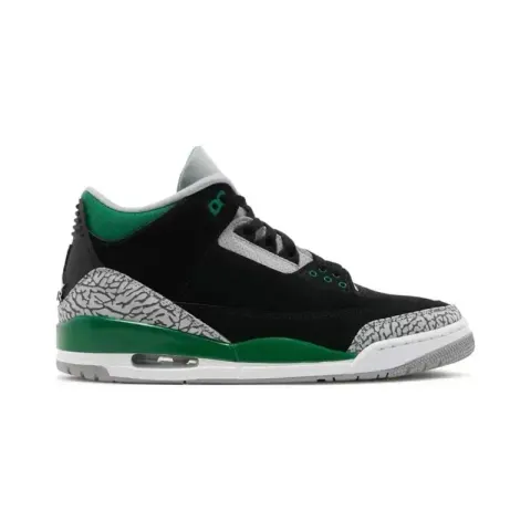 Jordan 3 Black Cat option Pine Green