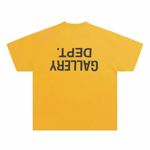 Gallery Dept TEES option Turmeric inverted logo