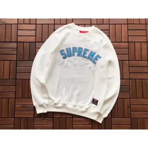 Supreme Crewneck Grey option E517 white