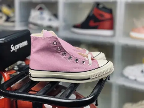 Converse Basic And CDG option Girl Powder High Top