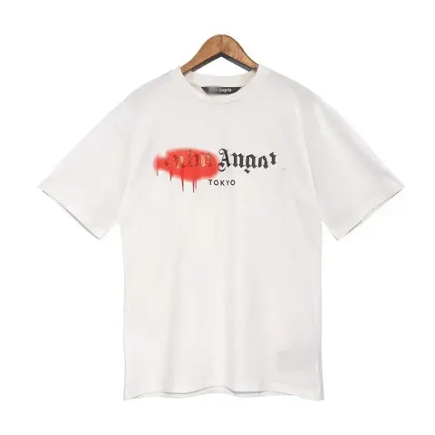 Palm Angels Spray Tee option White/Red