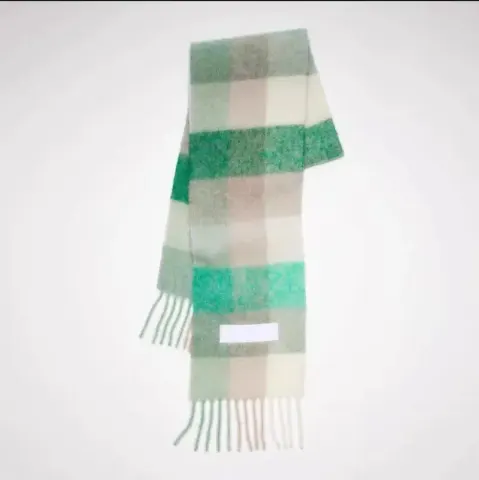 Acne Studios Scarf option green white