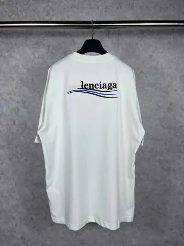 Balenciaga Logo T-Shirt option Grey white