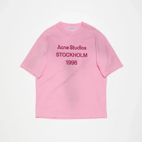Acne Studios T-Shirt option Pink Scarlet Letter