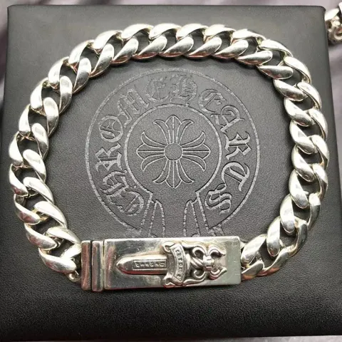 Chrome Hearts Thick Bracelet With Cross option S17