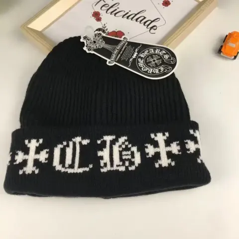 Chrome Hearts Beanie option Black 2