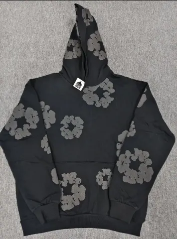 Denim Tears Offset Hoodie option black print