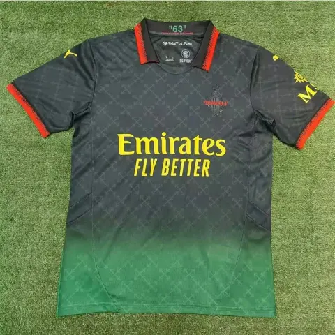 Legia Warszawa 24/25 Home Jersey option 2526AC Black Green Special Edition