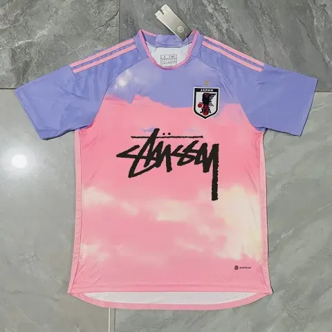 Stussy Jerseys option Japanese Pink with Letters