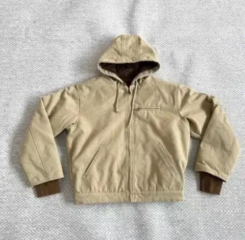 Thrasher x Supreme Hooded Work Jacket (Black) option Khaki