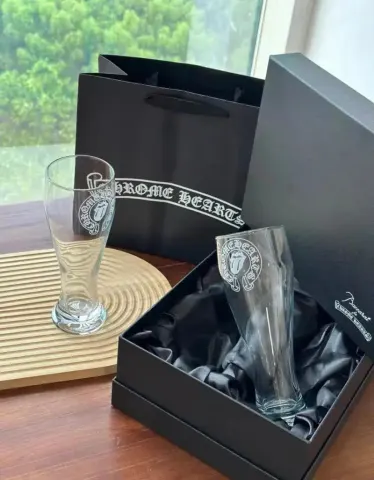 Chrome Hearts Glass option Beer glass gift box packaging