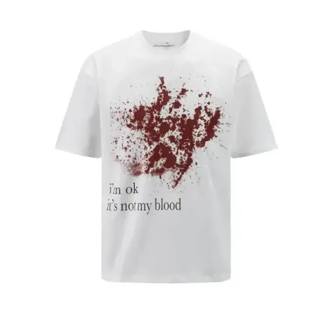 Ken Carson T Shirt With Blood option white
