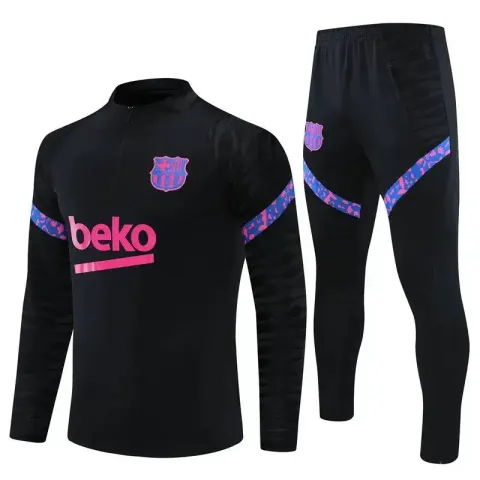 Barcelona Tracksuit option 2122 Barcelona Black