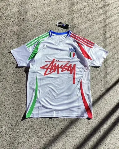 Stussy Jerseys option 2425 Italy away with letters