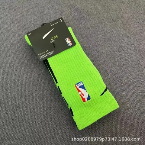 Nike NBA Socks option 19 long fluorescent green