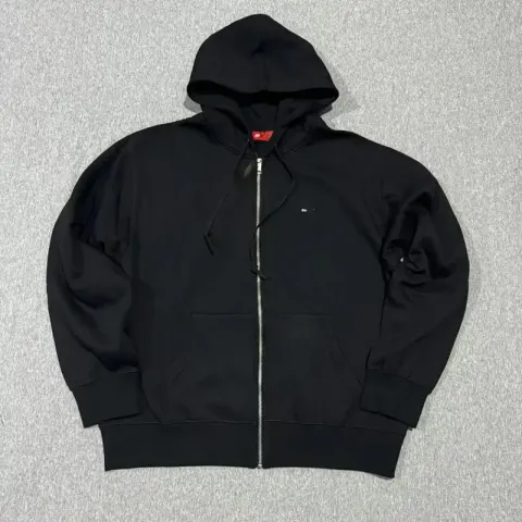 Supreme Zip Hoodie option Small label black zipper