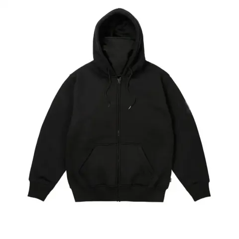Palace Zip Hoodie with Mask option black