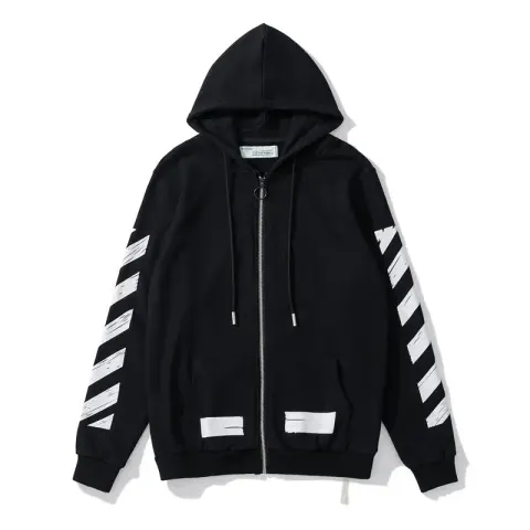 Off-White Hoodies option 911# black zipper