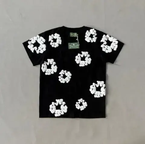 Denim Tears Hoodie ( All Colorways ) option XH03 Black White Print/Short Sleeve/High