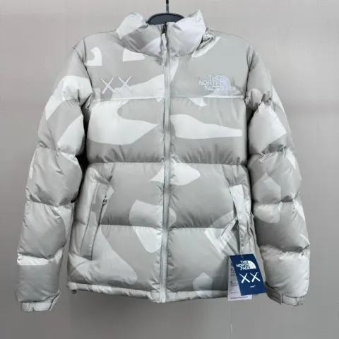 Budget/Best TNF Nuptse Jacket option 96 Feather XX Joint White