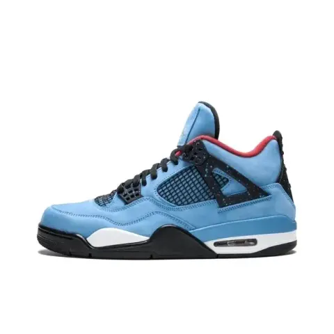 Jordan 4 Seafoam Shoes option TS Suede Blue
