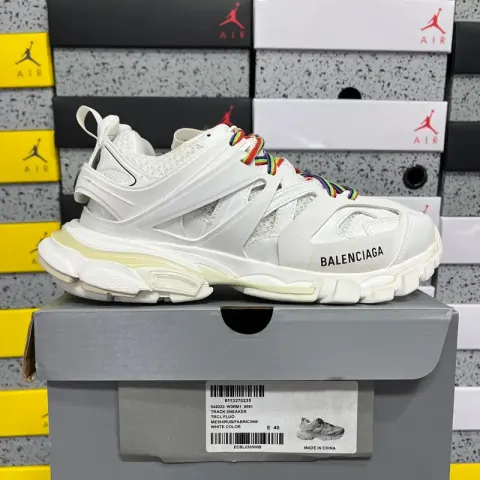 Balenciaga Track 3.0 Pierced Shoes option 9081 white ribbon