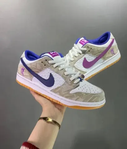 White Lobsters Shoes option Purple White