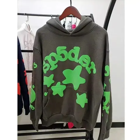 Sp5der Pink Hoodie option dark gray Star