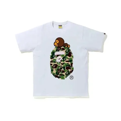 Bape Milo T-Shirts option 048 white green