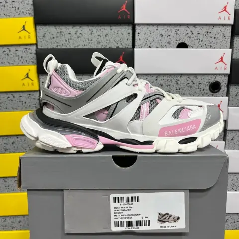 Balenciaga Track 3.0 Pierced Shoes option 9041 white powder ash