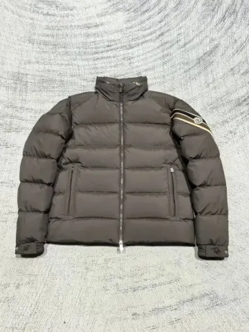 Moncler Solayan Hooded Short Down Jacket option Brown
