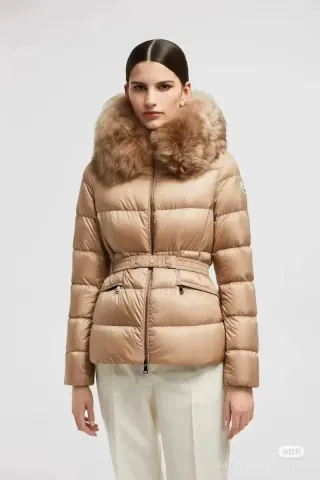 Moncler Boed Down Jacket for Womens option Khakis