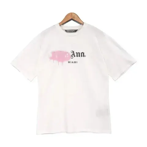 Palm Angels Spray T-Shirt option WHITE/POWDER