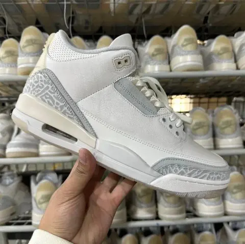 Jordan 3 Fragment Shoes option Aj3 white ash